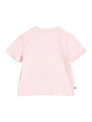 Tommy Hilfiger Pink Monotype 1985 Logo T-Shirt - Image 2 of 2