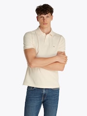 Tommy Hilfiger Off White 1985 Regular Fit Stretch Polo Shirt - Image 1 of 7