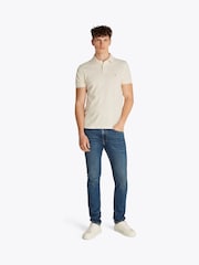 Tommy Hilfiger Off White 1985 Regular Fit Stretch Polo Shirt - Image 2 of 7