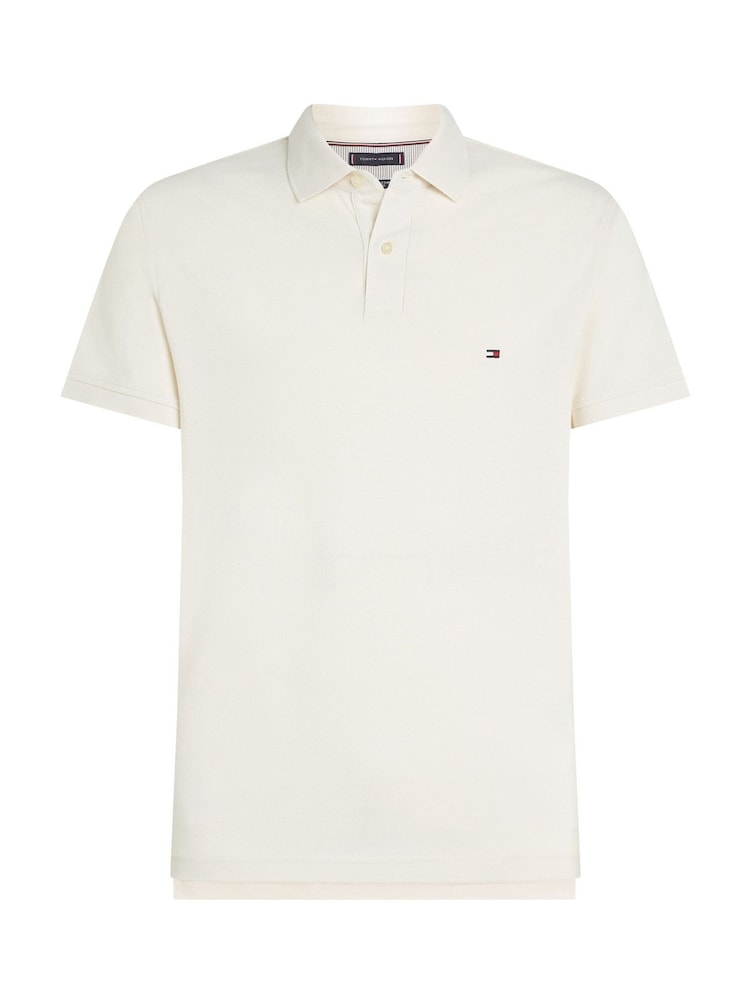 Tommy Hilfiger Off White 1985 Regular Fit Stretch Polo Shirt - Image 5 of 7