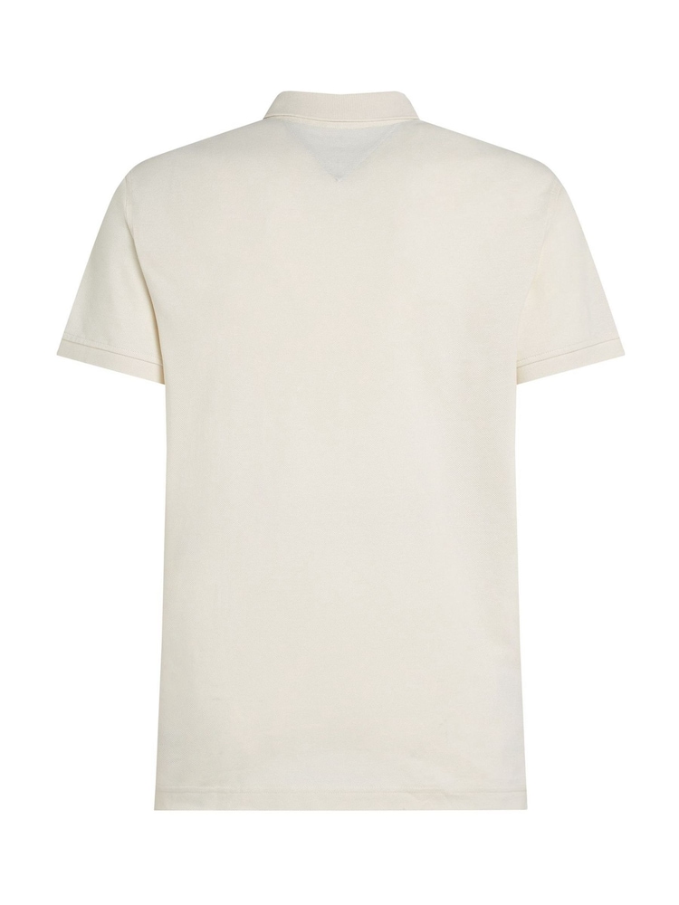 Tommy Hilfiger Off White 1985 Regular Fit Stretch Polo Shirt - Image 6 of 7