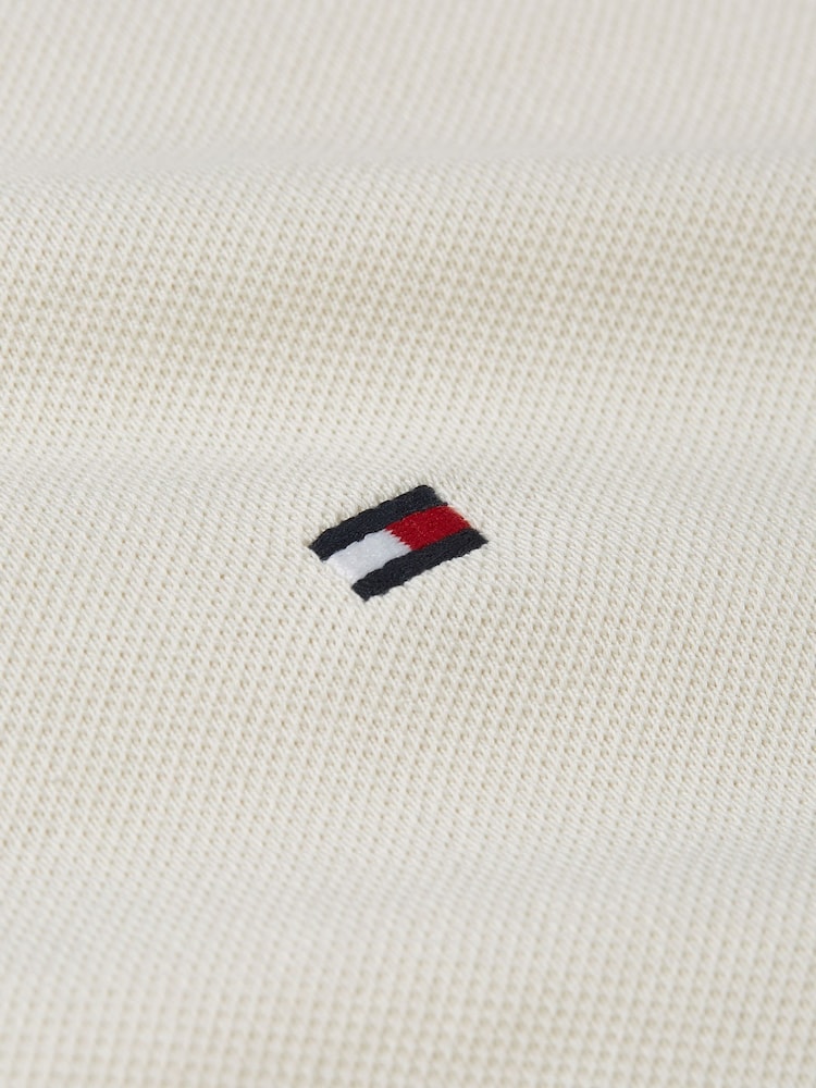 Tommy Hilfiger Off White 1985 Regular Fit Stretch Polo Shirt - Image 7 of 7