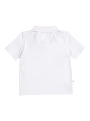 Tommy Hilfiger White Essential Flag Short Sleeve Polo Shirt - Image 2 of 2