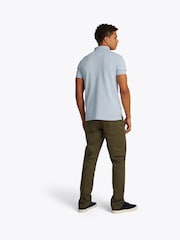 Tommy Hilfiger Light Blue 1985 Slim Stretch Cotton Polo Shirt - Image 3 of 7