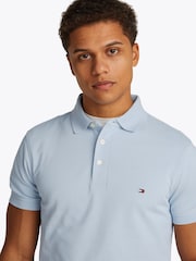 Tommy Hilfiger Light Blue 1985 Slim Stretch Cotton Polo Shirt - Image 4 of 7