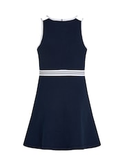 Tommy Hilfiger Blue Contrast Binding Skater Dress - Image 5 of 5