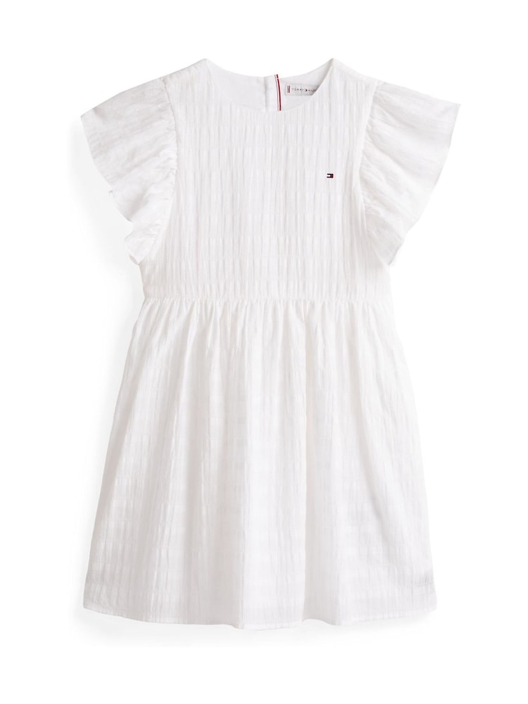 Tommy Hilfiger White Flare Dress - Image 4 of 5