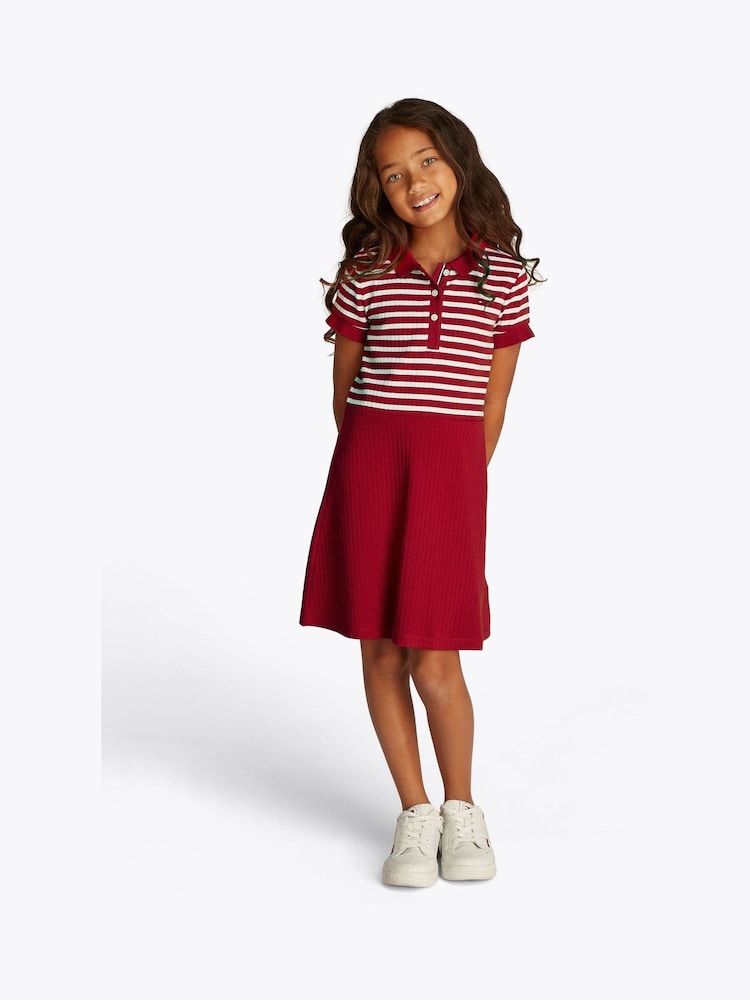 Tommy Hilfiger Red Polo Skater Dress - Image 1 of 5