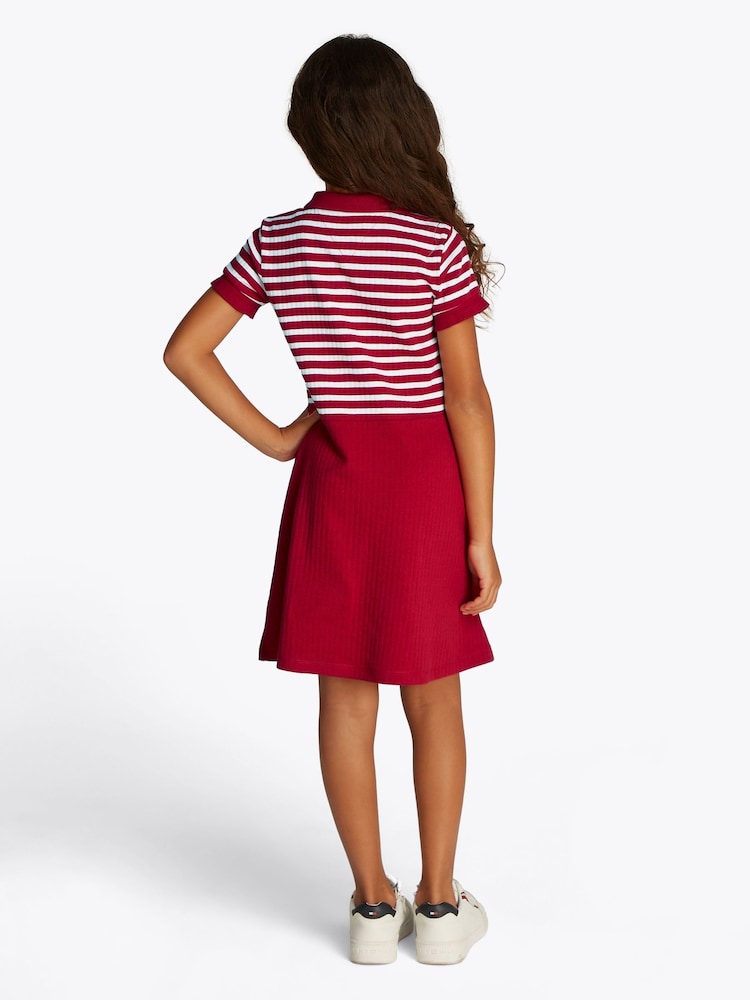Tommy Hilfiger Red Polo Skater Dress - Image 2 of 5