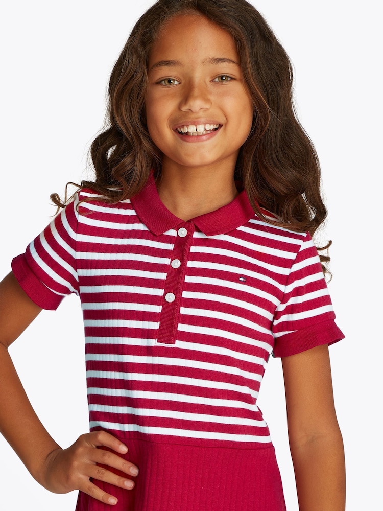 Tommy Hilfiger Red Polo Skater Dress - Image 3 of 5