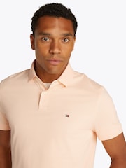 Tommy Hilfiger Cream 1985 Regular Fit Stretch Polo Shirt - Image 4 of 6