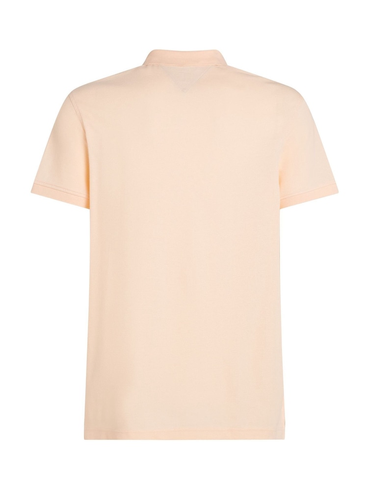 Tommy Hilfiger Cream 1985 Regular Fit Stretch Polo Shirt - Image 5 of 6
