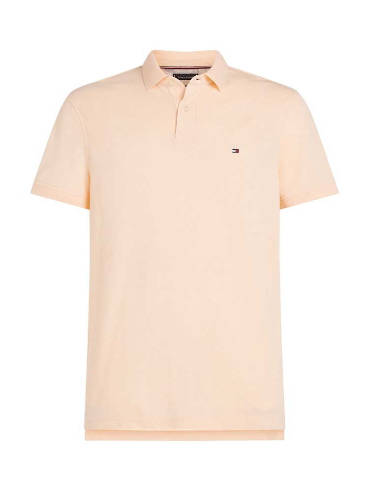 Tommy Hilfiger Cream 1985 Regular Fit Stretch Polo Shirt - Image 6 of 6