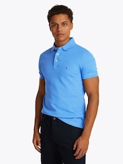 Tommy Hilfiger Dark Blue 1985 Slim Stretch Cotton Polo Shirt - Image 1 of 6