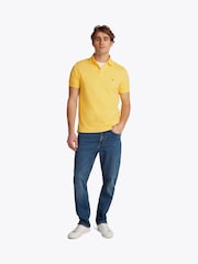 Tommy Hilfiger Yellow 1985 Regular Fit Stretch Polo Shirt - Image 1 of 7
