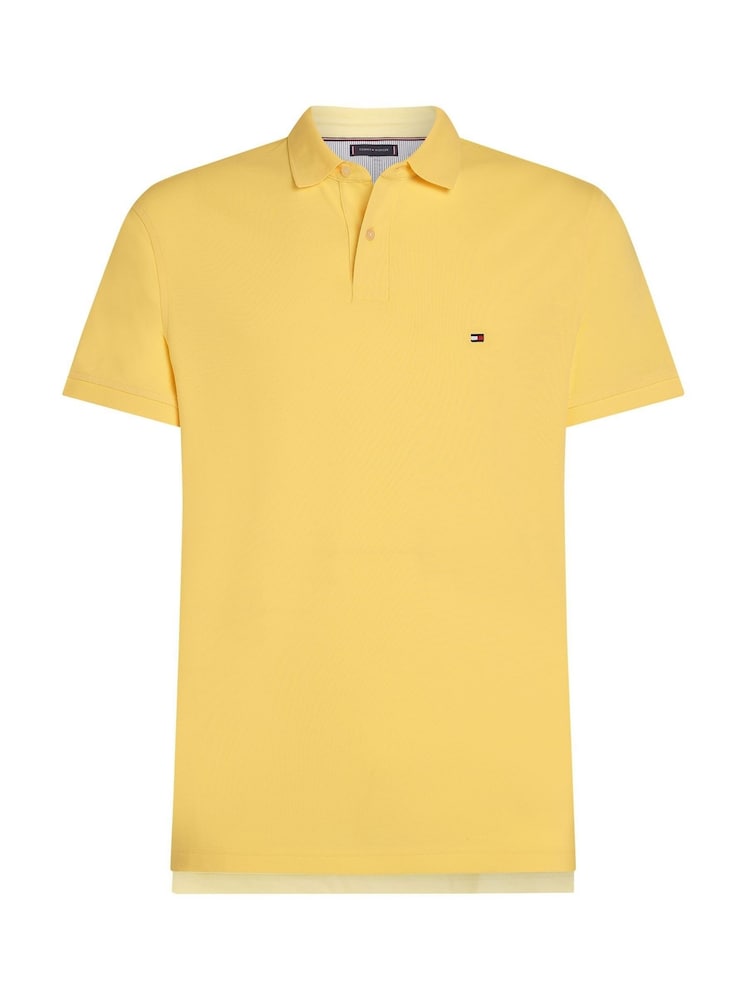 Tommy Hilfiger Yellow 1985 Regular Fit Stretch Polo Shirt - Image 5 of 7