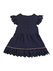 Tommy Hilfiger Blue Broderie Anglaise Short Sleeve Dress - Image 2 of 2