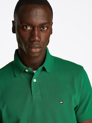 Tommy Hilfiger Green 1985 Regular Fit Stretch Polo Shirt - Image 5 of 7