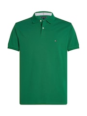 Tommy Hilfiger Green 1985 Regular Fit Stretch Polo Shirt - Image 6 of 7