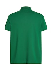 Tommy Hilfiger Green 1985 Regular Fit Stretch Polo Shirt - Image 7 of 7