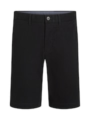 Tommy Hilfiger Black Regular Fit 1985 Harlem Stretch Shorts - Image 5 of 6