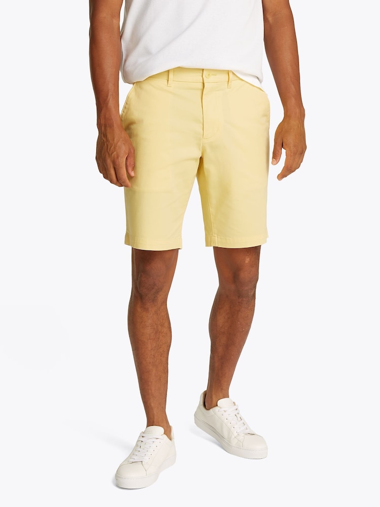 Tommy Hilfiger Yellow Regular Fit 1985 Harlem Stretch Shorts - Image 1 of 6