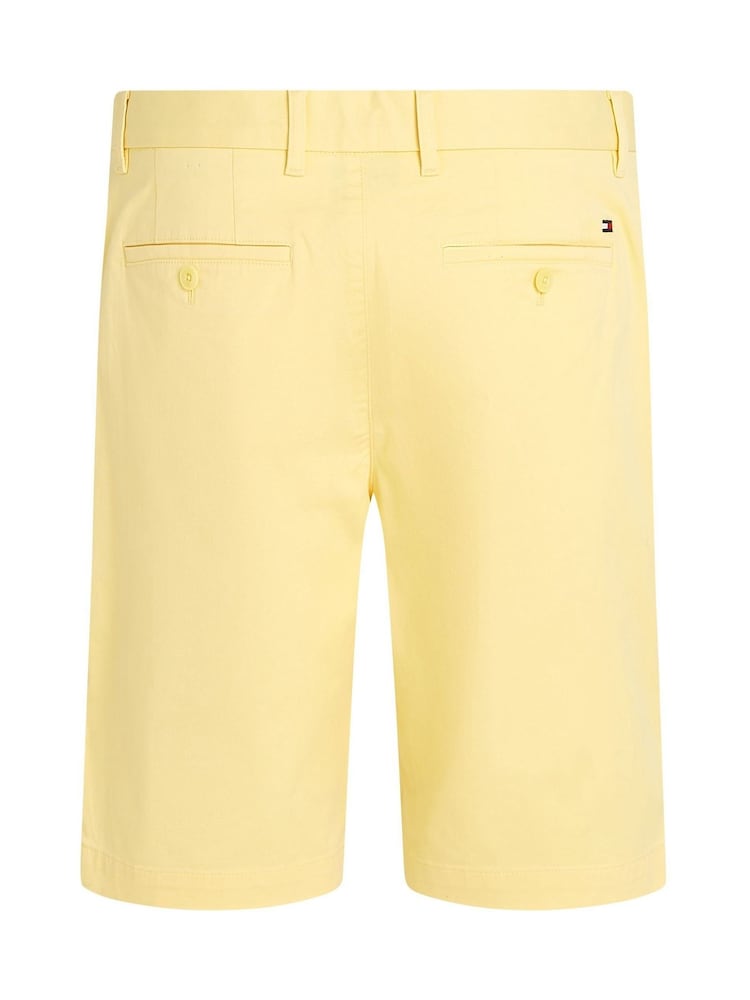 Tommy Hilfiger Yellow Regular Fit 1985 Harlem Stretch Shorts - Image 6 of 6