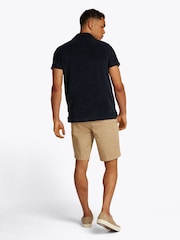 Tommy Hilfiger Blue Regular Fit Towelling Short Sleeve Polo Shirt - Image 3 of 6