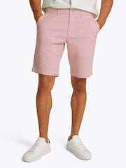 Tommy Hilfiger Pink Regular Fit 1985 Harlem Stretch Shorts - Image 1 of 6
