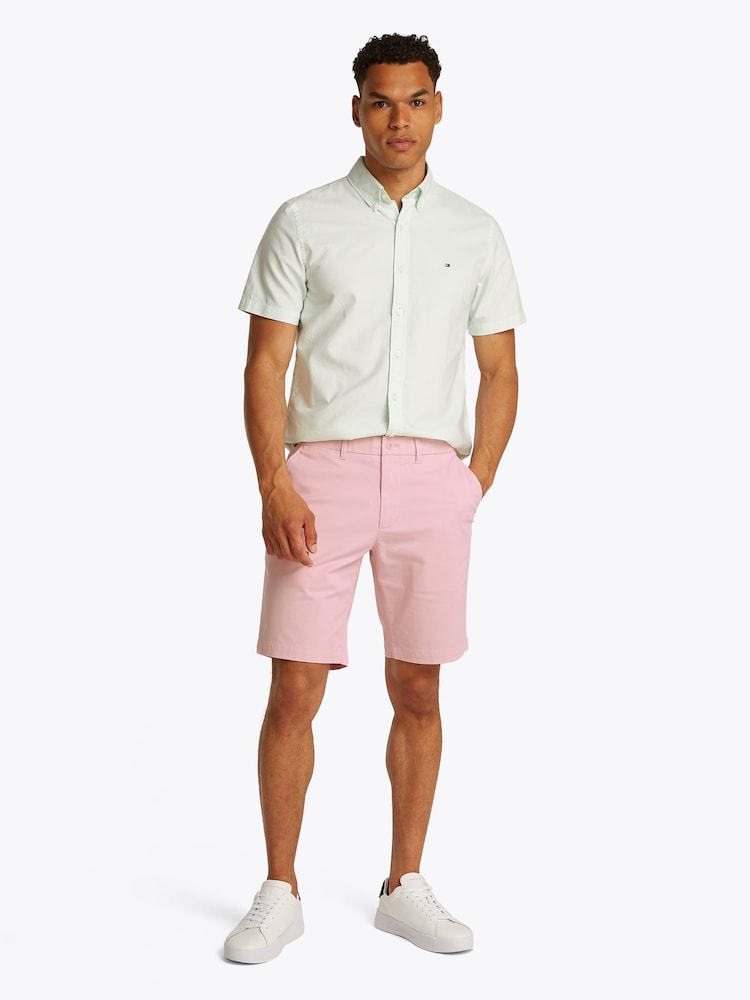 Tommy Hilfiger Pink Regular Fit 1985 Harlem Stretch Shorts - Image 2 of 6