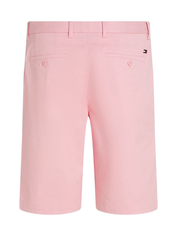 Tommy Hilfiger Pink Regular Fit 1985 Harlem Stretch Shorts - Image 6 of 6