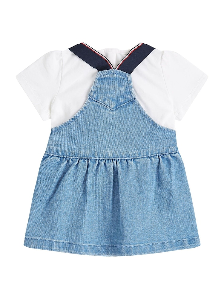 Tommy Hilfiger Blue Denim Dungaree Dress - Image 2 of 2