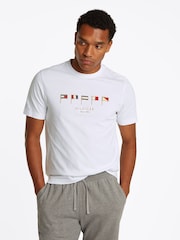 Branco - Camiseta Tommy Hilfiger Multi Flags 100% cotton - Imagem 1 de 6