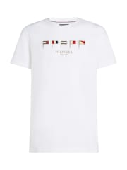 Branco - Camiseta Tommy Hilfiger Multi Flags 100% cotton - Imagem 5 de 6
