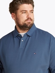 Голубой - Tommy Hilfiger Regular Fit Plus 1985 Polo Shirt - Image 3 of 6