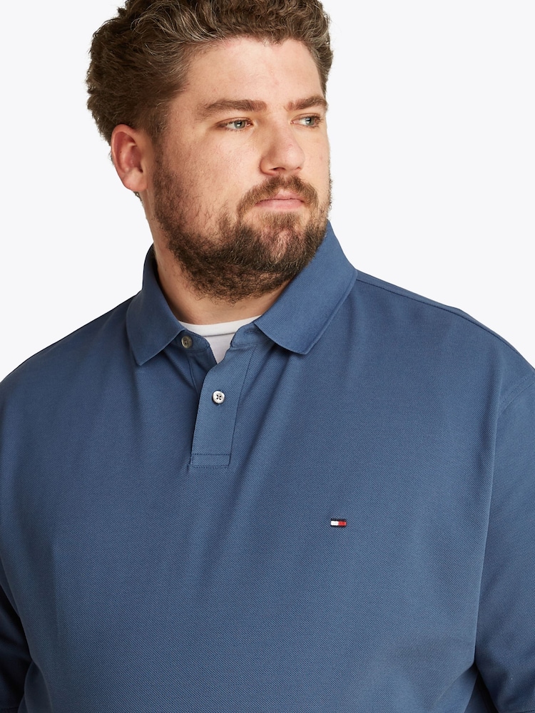 Tommy Hilfiger Light Blue Regular Fit Plus 1985 Polo Shirt - Image 3 of 6