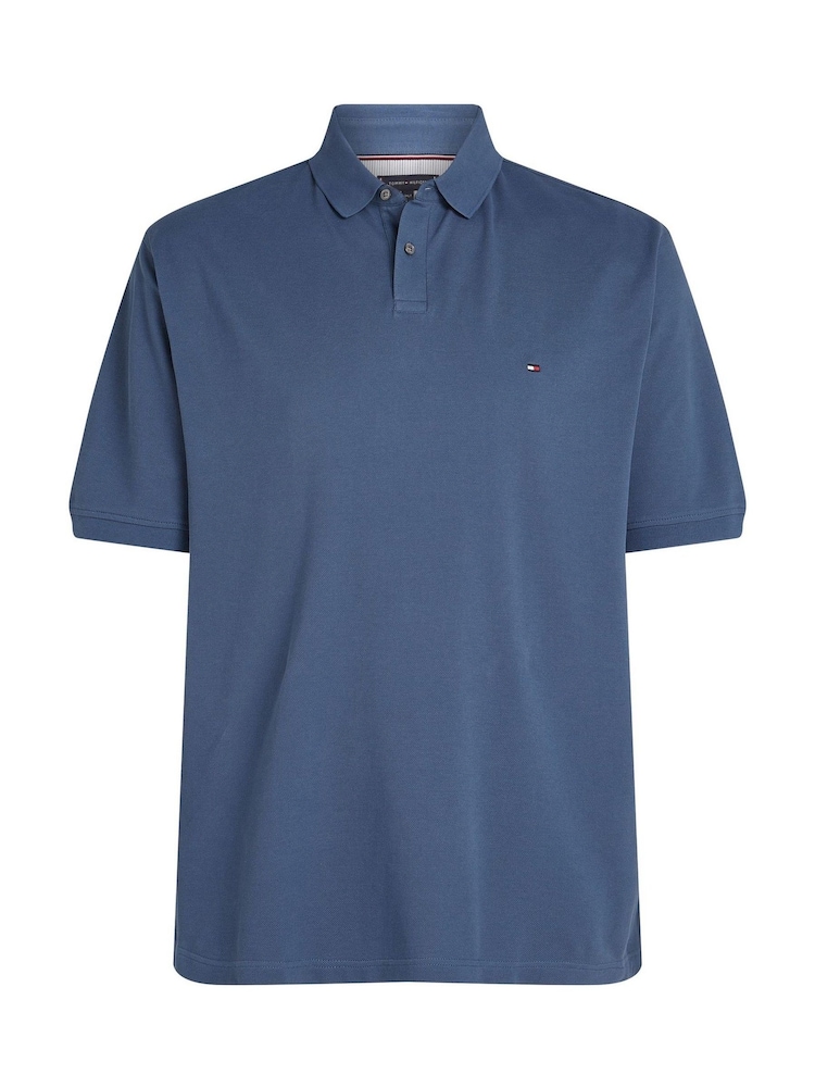 Tommy Hilfiger Light Blue Regular Fit Plus 1985 Polo Shirt - Image 5 of 6