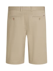 Tommy Hilfiger Cream Regular Fit 1985 Harlem Stretch Shorts - Image 6 of 6