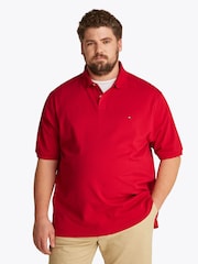Tommy Hilfiger Red Regular Fit Plus 1985 Polo Shirt - Image 1 of 6