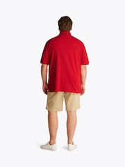 Tommy Hilfiger Red Regular Fit Plus 1985 Polo Shirt - Image 2 of 6