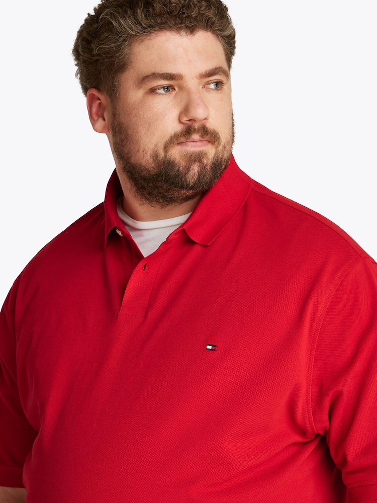 Tommy Hilfiger Red Regular Fit Plus 1985 Polo Shirt - Image 3 of 6