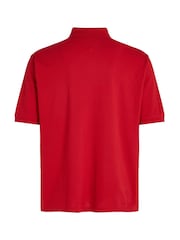 Tommy Hilfiger Red Regular Fit Plus 1985 Polo Shirt - Image 6 of 6