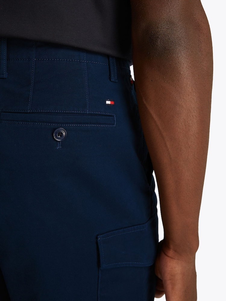 Tommy Hilfiger Blue 1985 Harlem Cargo Shorts - Image 4 of 6