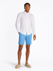 Tommy Hilfiger White Slim 100% Cotton Performance Shirt - Image 2 of 6