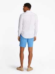 Tommy Hilfiger White Slim 100% Cotton Performance Shirt - Image 3 of 6