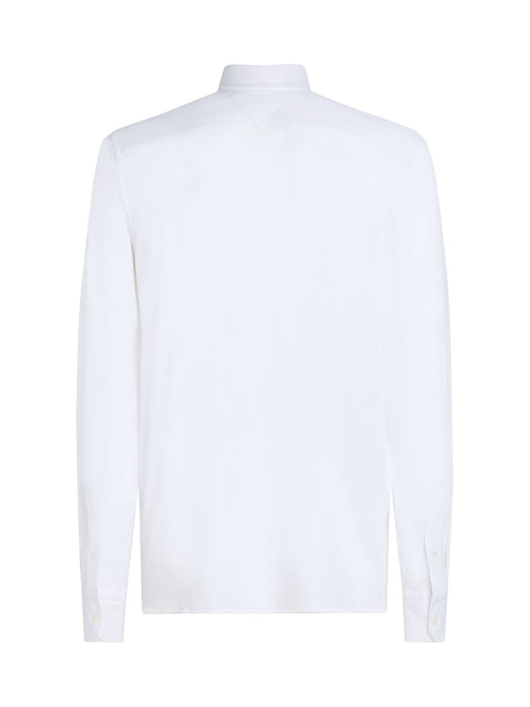 Tommy Hilfiger White Slim 100% Cotton Performance Shirt - Image 6 of 6