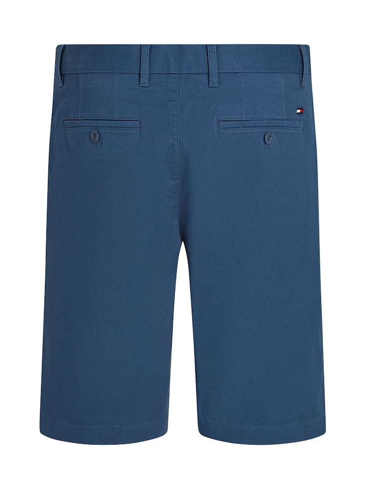 Tommy Hilfiger Blue Regular Fit 1985 Harlem Stretch Shorts - Image 6 of 6