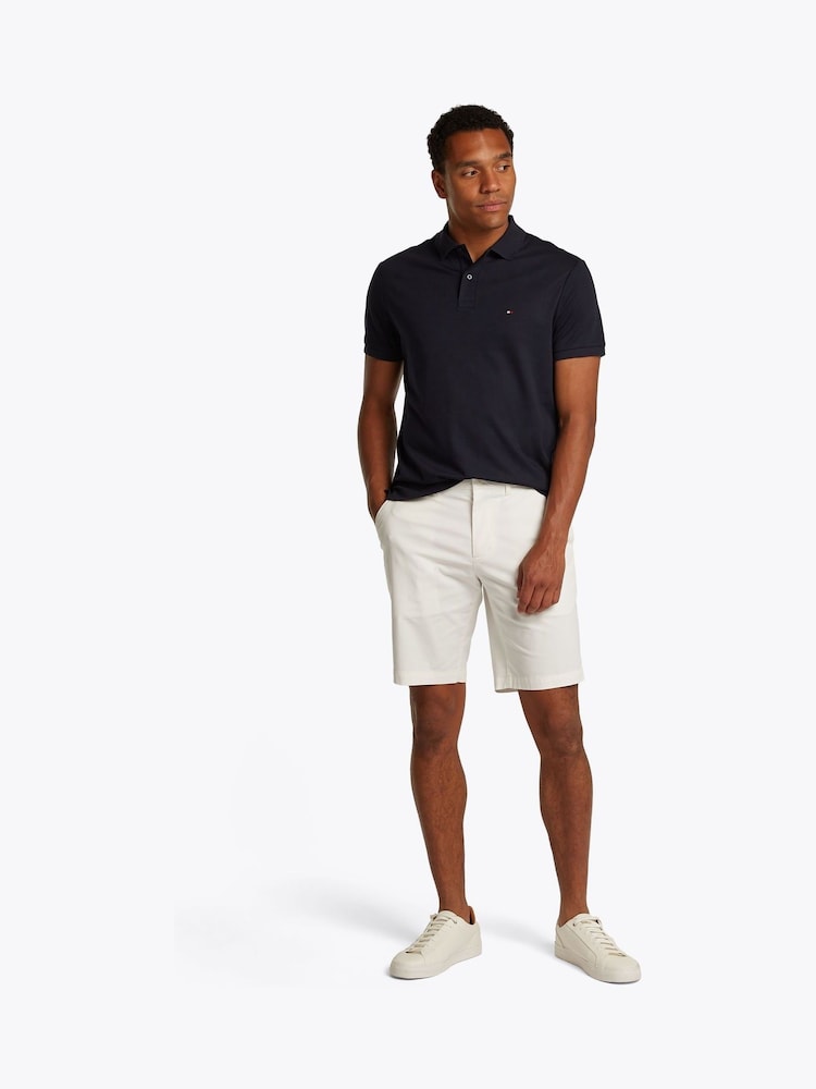 Tommy Hilfiger White Regular Fit 1985 Harlem Stretch Shorts - Image 2 of 6