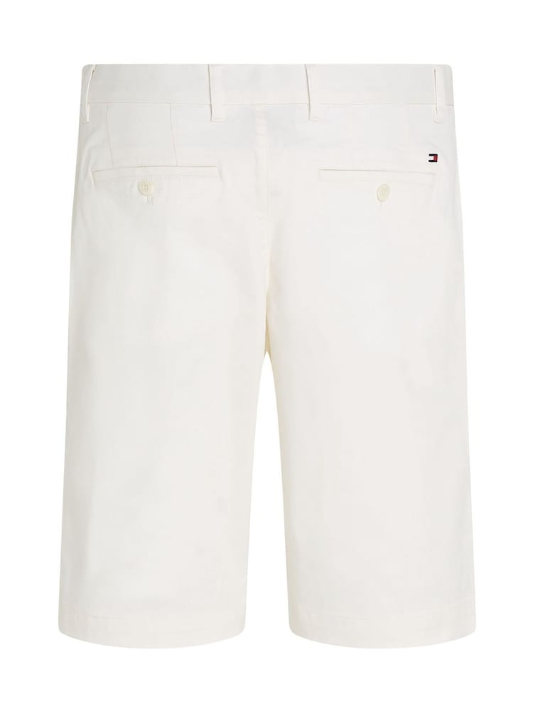 Tommy Hilfiger White Regular Fit 1985 Harlem Stretch Shorts - Image 6 of 6