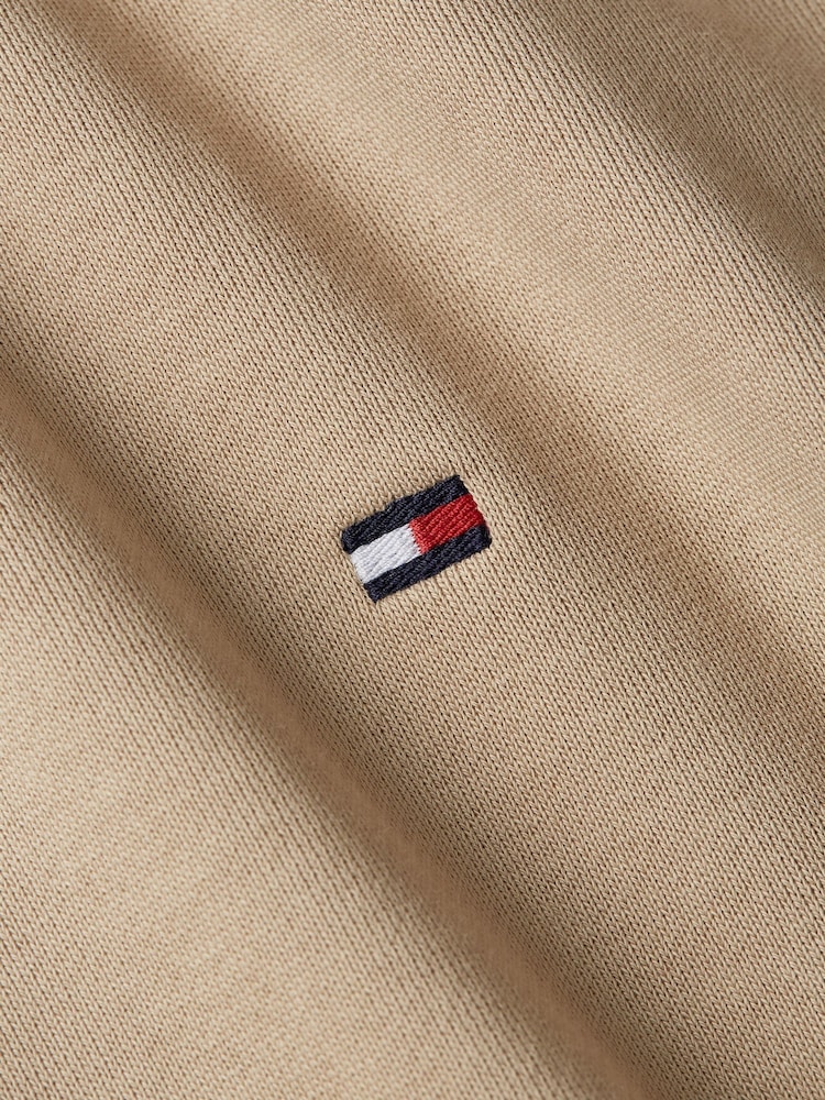 Tommy Hilfiger Natural Essential Terry 100% Cotton Hoodie - Image 7 of 7